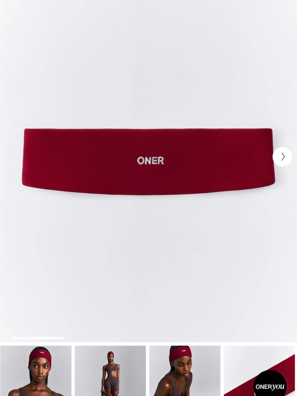 Ruby red Fitness Headband